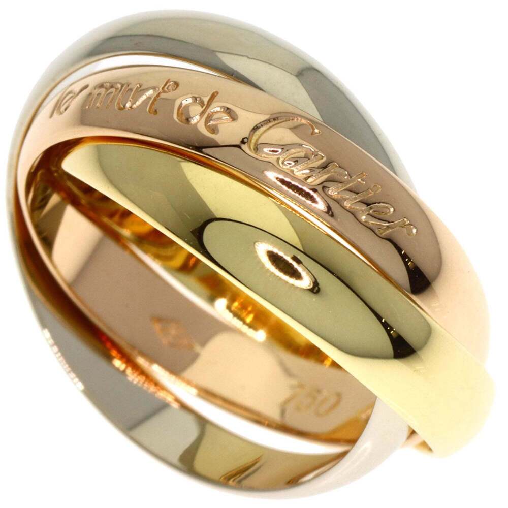 CARTIER Authentic 18k Gold Trinity Ring #49